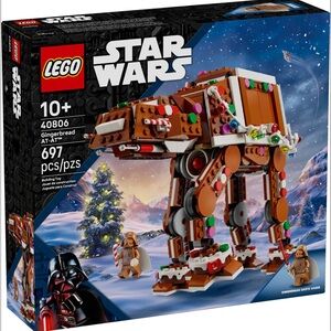 NIB New Sealed LEGO Star Wars Gingerbread AT-AT Walker Christmas Holiday 40806